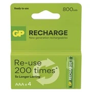 GP Recharge 800 AAA Akkumulátor (HR03) 4db akciós termékkép 1