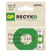 GP ReCyko NiMH Akkumulátor HR6 (AA) 2600mAh 2db akciós termékkép 1