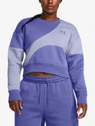 Under Armour Essential Fleece Crop Crew Melegítőfelsők Lila akciós termékkép 1