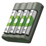 GP Akkumulátor töltő Eco E441+4xAA ReCyko 2100mAh akciós termékkép 1