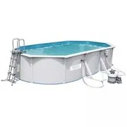 Bestway: Hydrium Prémium Set, szögletes medence homokszűrővel - 610 x 360 x 120 cm akciós termékkép 1