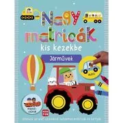 Nagy matricák kis kezekbe foglalkoztató - Járművek akciós termékkép 1