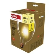 LED izzó Vintage G125 / E27 / 4,5 W (40 W) / 420 lm / Meleg fehér akciós termékkép 1