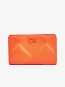 Calvin Klein Re-Lock Quilt Bifold Wallet Pénztárca Narancssárga akciós termékkép 1