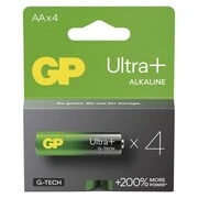 GP Ultra Plus Alkáli elem AA 4db akciós termékkép 1