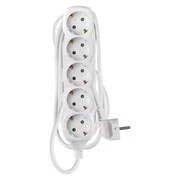 Hosszabbító 3 m / 5 aljzat / fehér / PVC / 1,5 mm2 akciós termékkép 1