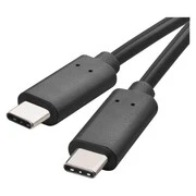 Töltő- és adatkábel USB-C 3.1 / USB-C 3.1, 1 m, fekete akciós termékkép 1