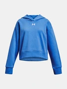 Under Armour UA Rival Fleece Crop Hoodie Gyerek Melegítőfelsők Kék akciós termékkép 1