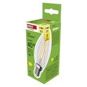 LED izzó Filament gyertya / E14 / 3,4 W (40 W) / 470 lm / Meleg fehér akciós termékkép 1
