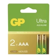 GP Ultra Alkáli elem AAA 2db akciós termékkép 1