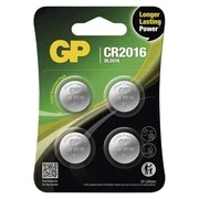 GP Lítium gombelem CR2016 4db/bliszter akciós termékkép 1