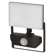 LED-es reflektor TAMBO mozgásérzékelővel, 10 W, 1000 lm, fekete akciós termékkép 1