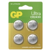 GP Ultra Lítium gombelem CR2430 4db/bliszter akciós termékkép 1