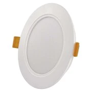 LED süllyesztett lámpatest RUBIC, kerek, fehér, 9W, természetes fehér akciós termékkép 1