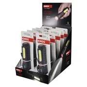 LED-es újratölthető műanyag zseblámpa P4720, 120 lm, 10 PCS, display box akciós termékkép 1