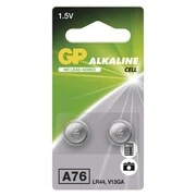 GP Alkáli gombelem LR44 (a76) 2db/bliszter akciós termékkép 1