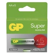 GP Super Alkáli elem AA 5db akciós termékkép 1