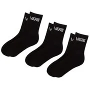  3 pár női bokazokni Vans By Classic Crew VXNQBLK Fekete akciós termékkép 1