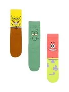 Cropp - 3 pár hosszú szárú zokni SpongeBob SquarePants - többszínű termék 2. képe