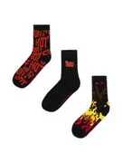 Cropp - 3 pár zokni Hot Stuff - fekete termék 2. képe