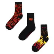 Cropp - 3 pár zokni Hot Stuff - fekete akciós termékkép 1