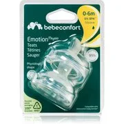 Bebeconfort Emotion Physio Slow Flow etetőcumi 0-6 m 2 db akciós termékkép 1