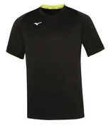 Mizuno Core Short Sleeve Tee Black/Yellow Fluo akciós termékkép 1