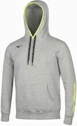 Mizuno Men Sweat Hoodie Heather Grey akciós termékkép 1