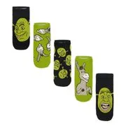 Cropp - 5 db zokni Shrek - zöldessárga akciós termékkép 1