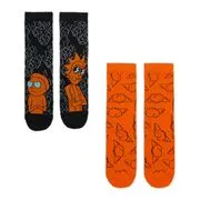 Cropp - 2 db zokni Rick and Morty - fekete akciós termékkép 1