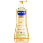 Mustela Bébé Dry Skin tisztító olaj gyermekeknek születéstől kezdődően 500 ml akciós termékkép 1