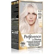 L’Oréal Paris Préférence Le Blonding hajfesték a haj élénkítésére árnyalat 11.11 Ultra-Light Cool Crystal Blonde 1 db akciós termékkép 1