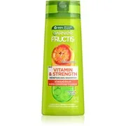 Garnier Fructis Vitamin & Strength hajerősítő sampon a sérült hajra 400 ml akciós termékkép 1