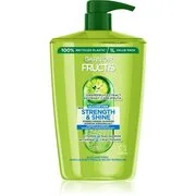 Garnier Fructis Strength & Shine erősítő sampon minden hajtípusra 1000 ml akciós termékkép 1