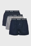 3PACK BOSS Woven férfi alsónadrág akciós termékkép 1