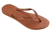 Havaianas Slim női papucs - barna/bronz akciós termékkép 1