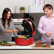 Klarstein VitAir, tartalék edény forrólevegős fritőzbe, acél, CeraPlus, 700g termék 2. képe