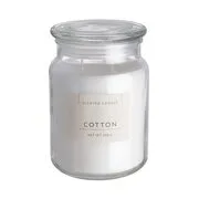 SCENTED CANDLE illatgyertya, Cotton 14 cm akciós termékkép 1