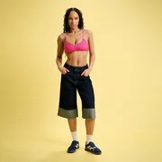 Cropp - Fürdőruhafelső - élénkpink akciós termékkép 1