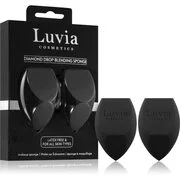 Luvia Cosmetics Diamond Drop Blending Sponge Set smink szivacs duo szín Black 2 db akciós termékkép 1