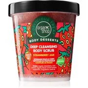 Organic Shop Body Desserts Strawberry Jam mélytisztító peeling testre 450 ml akciós termékkép 1