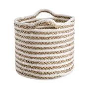 COTTON BRAID kosár csíkos, Ø 26cm termék 2. képe