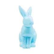 EASTER gyertya, kék nyuszi 14cm termék 2. képe