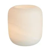 WHITE FLURRY üveg mécsestartó, fehér 13cm termék 2. képe