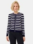 GERRY WEBER Kardigán  éjkék / fehér termék 2. képe