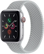 4wrist Elasztikus szilikon szíj Apple Watch-hoz 42/44/45/49 mm - Grey akciós termékkép 1