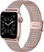 4wrist Milánói óraszíj Apple Watch-hoz - Rosegold 42/44/45/49 mm akciós termékkép 1