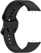 4wrist Szíj Samsung Fit 3-hoz - Silicone Band Black akciós termékkép 1