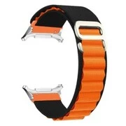 4wrist Szilikon szíj Samsung Galaxy Watch Ultra 47 mm - Orange/Black akciós termékkép 1