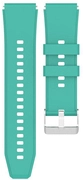 4wrist Szilikon szíj ezüst csattal 22 mm - Turquoise akciós termékkép 1